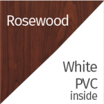 Rosewood & White PVC