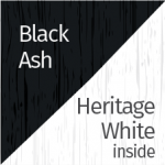 Black Ash & Heritage White