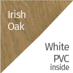 Irish Oak & White PVC