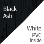 Black Ash & White PVC
